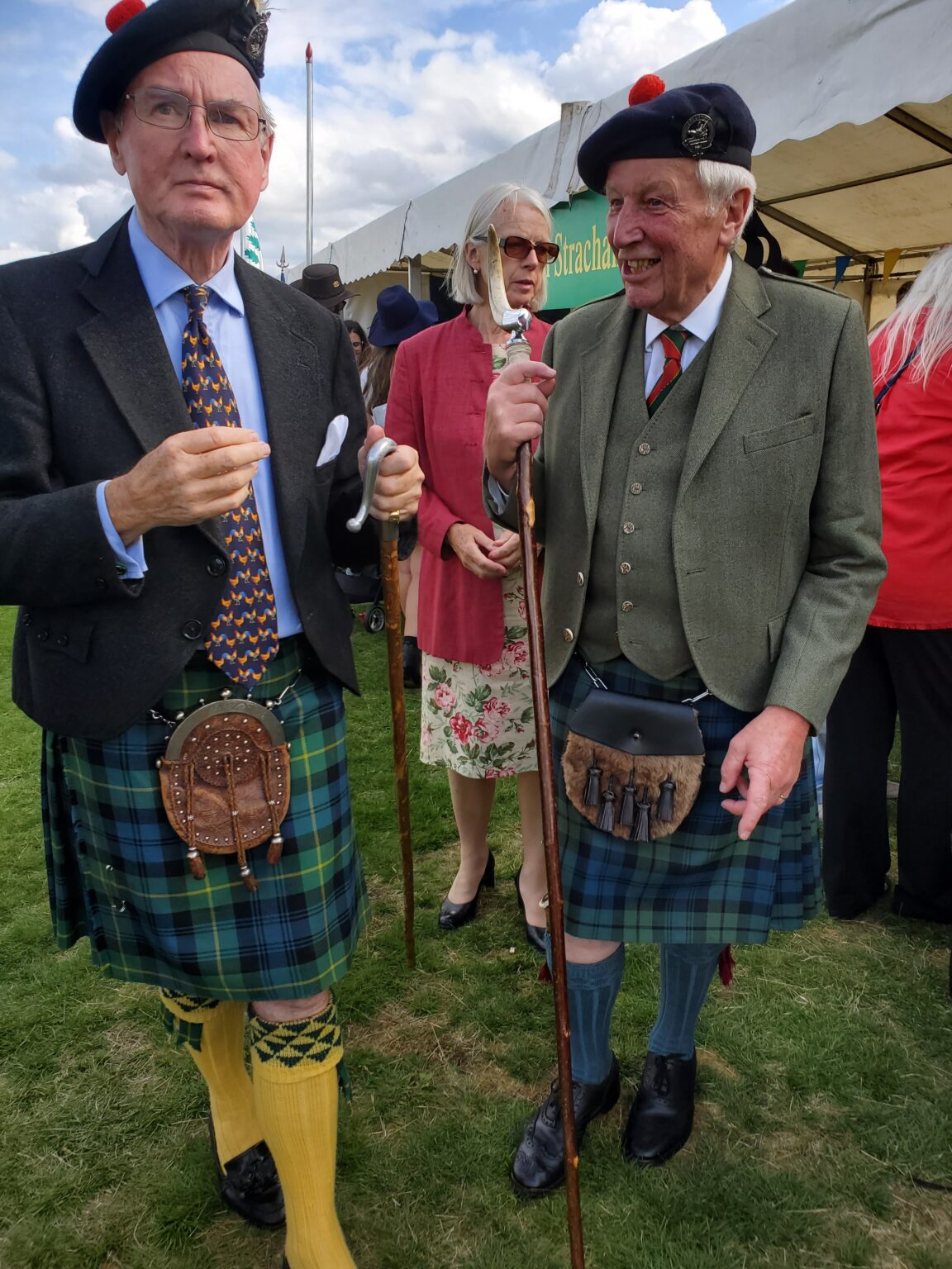 Aboyne Games. Marquess of Huntly and James ingleby
