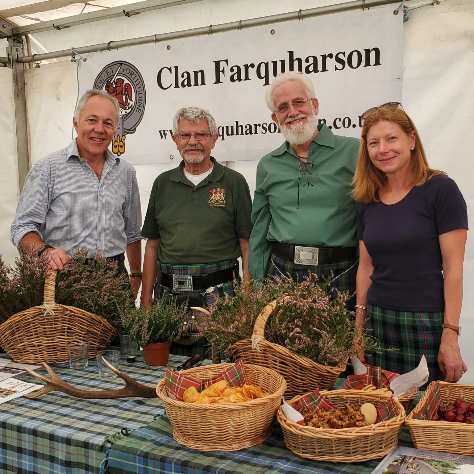 Clan tent at Aboyne Games